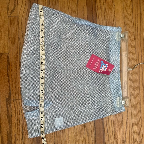 Elsie & Fred blue iridescent mesh miniskirt. Size 8. New with tags. - Picture 6 of 8
